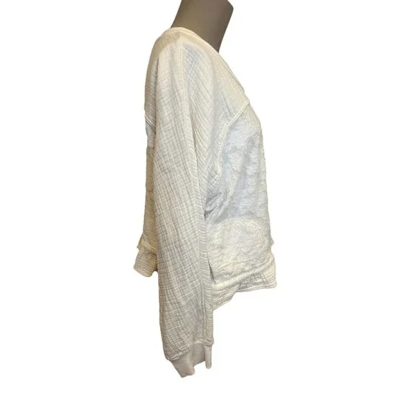 ANTHROPOLOGIE SATURDAY/SUNDAY SCENIC ROUTE BOMBER JACKET sz L - Picture 3 of 6